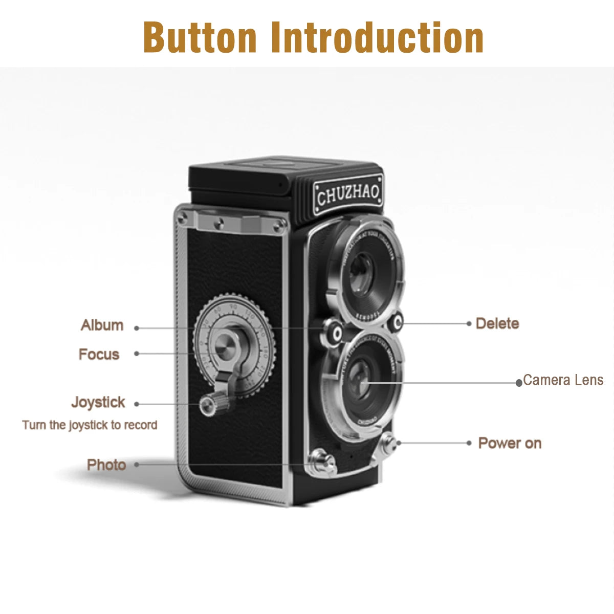 MiniePickie™ Vintage Mini Digital Camera